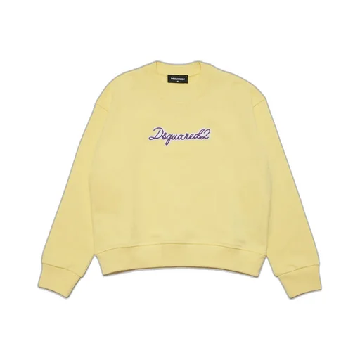 Dsquared2 Kids Logo Embroidered Crewneck Sweatshirt