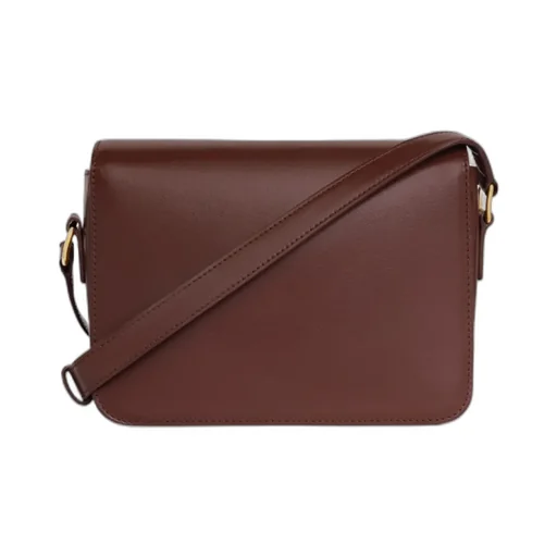 Teen Triomphe Bag In Shiny Calfskin