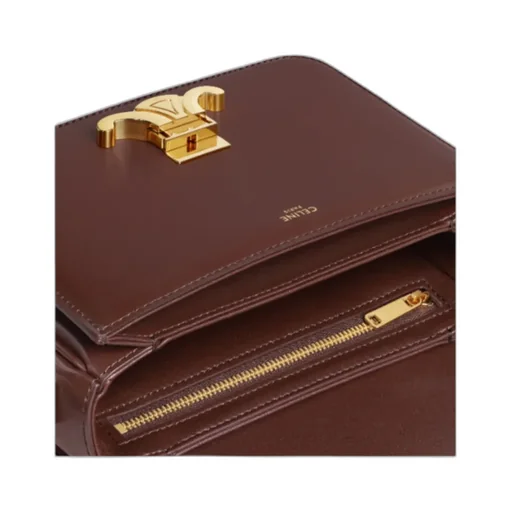 Teen Triomphe Bag In Shiny Calfskin