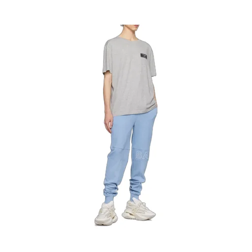 Balmain Logo Patch Crewneck T-Shirt