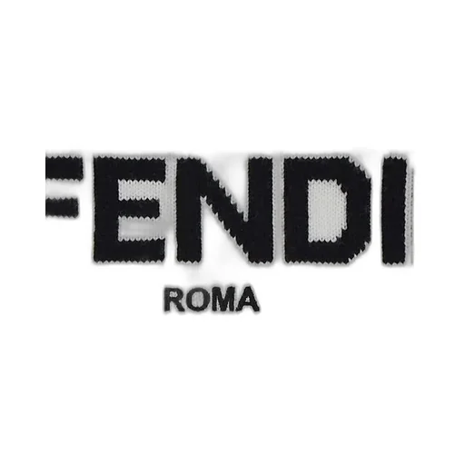 Fendi Kids Logo Lettering Crewneck Jumper