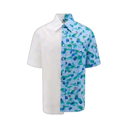 Marni Floral Printed Short-Sleeved