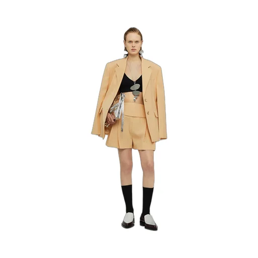 Jil Sander Single-Breasted Crepe Tailored Blazer