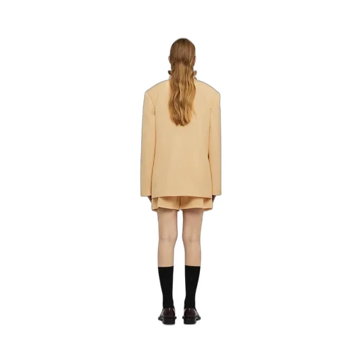 Jil Sander Single-Breasted Crepe Tailored Blazer