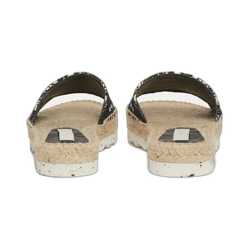 Stella Mccartney Gaia Moth Slip-On Espadrille Slides