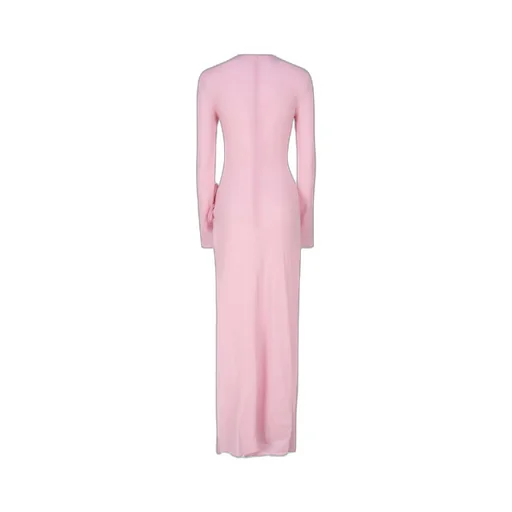 Magda Butrym Gathered Long Sleeve Maxi Dress