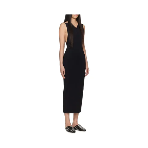 Khaite Terri Open Back Maxi Dress
