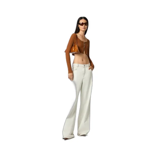Bleach-Wash Boyfriend Jeans