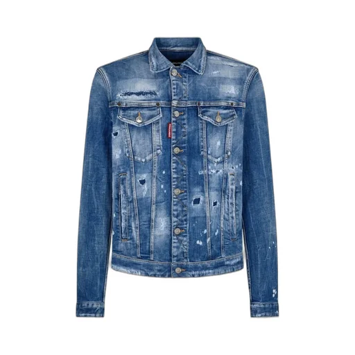 Dsquared2 Ripped Denim Jacket