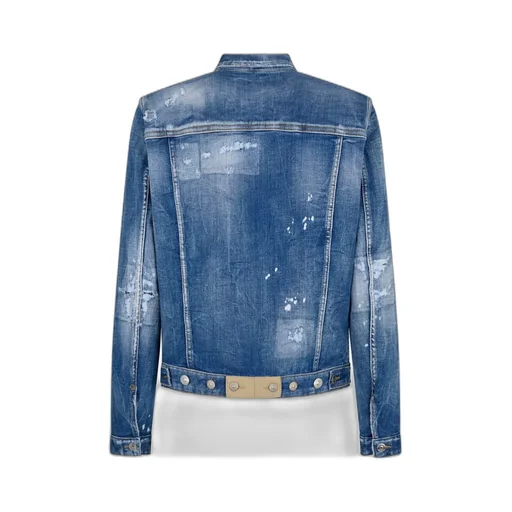 Dsquared2 Ripped Denim Jacket