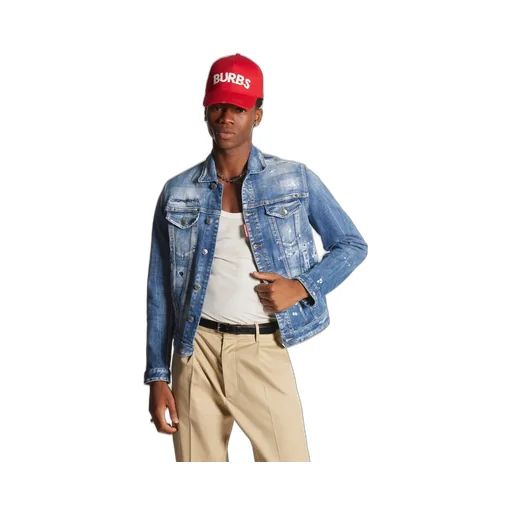 Dsquared2 Ripped Denim Jacket