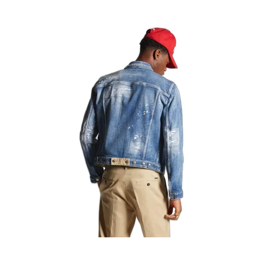 Dsquared2 Ripped Denim Jacket