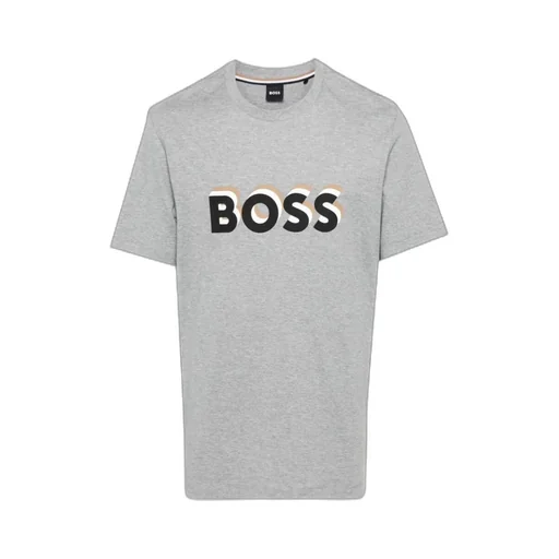 Logo-Stamp Cotton T-Shirt