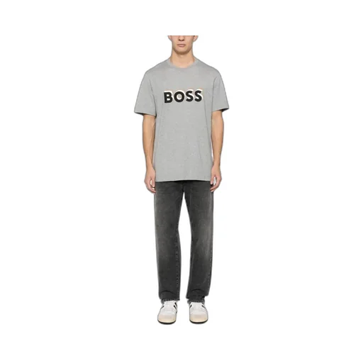 Logo-Stamp Cotton T-Shirt