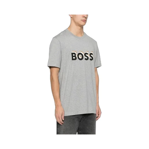 Logo-Stamp Cotton T-Shirt