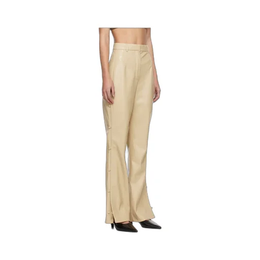 High-Waist Straight Trousers