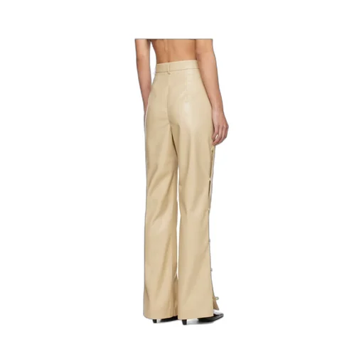 High-Waist Straight Trousers