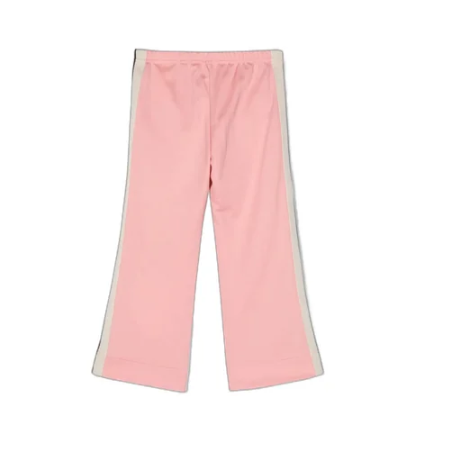 Palm Angels Kids Logo-Printed Wide-Leg Track Pants