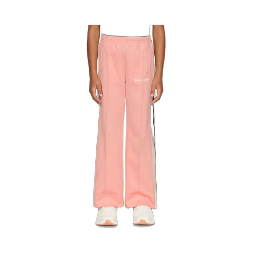 Palm Angels Kids Logo-Printed Wide-Leg Track Pants