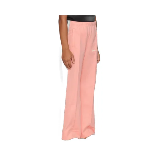 Palm Angels Kids Logo-Printed Wide-Leg Track Pants