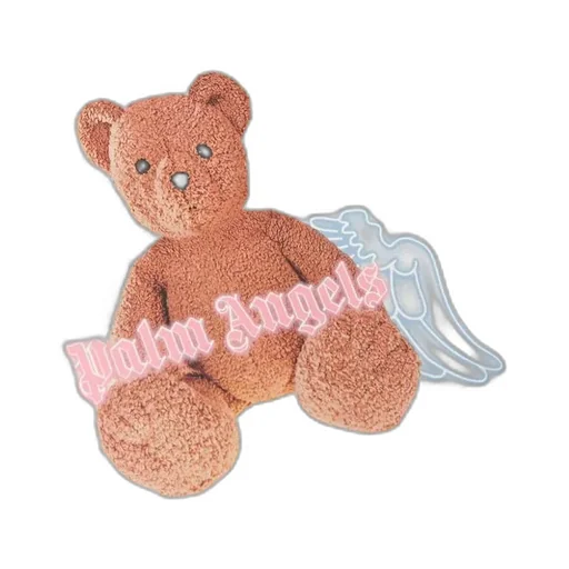 Palm Angels Kids Angel Bear Printed Crewneck T-Shirt
