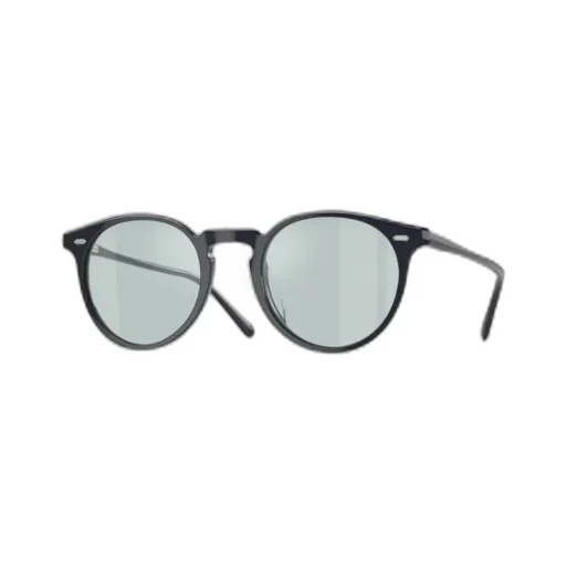 Geometric Frame Round Sunglasses