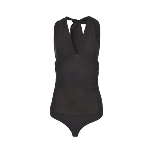 Belted Sleeveless One-Piece