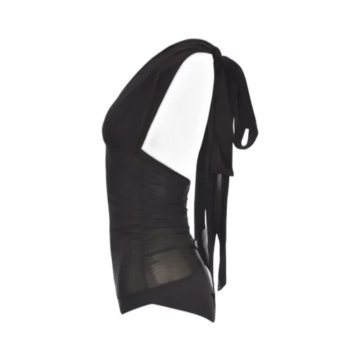Belted Sleeveless One-Piece