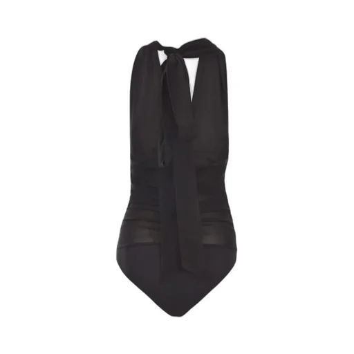 Belted Sleeveless One-Piece