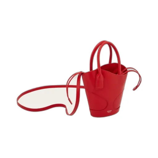 Salvatore Ferragamo Cut Out Detailed Bucket Bag