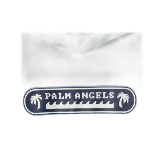 Palm Angels Kids Logo-Printed Long Sleeved Hoodie