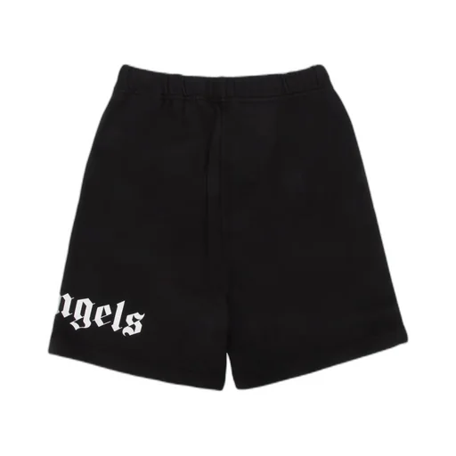 Palm Angels Kids Logo-Printed Drawstring Bermuda Shorts