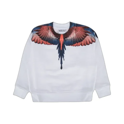 Marcelo Burlon County Of Milan Kids Wings Printed Crewneck Sweatshirt