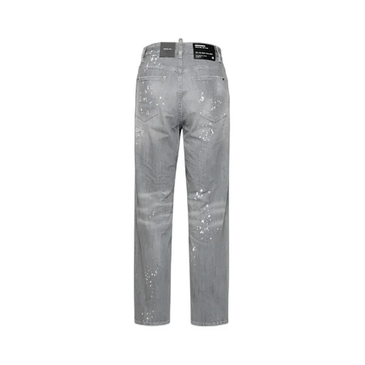 Dsquared2 Distressed Spotted Washed Jeans