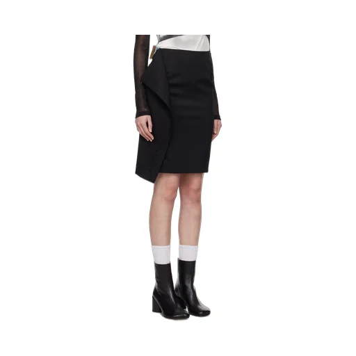 Mm6 Maison Margiela Panelled Denim Miniskirt
