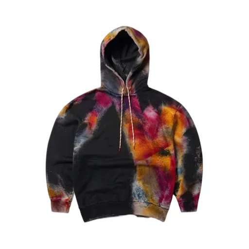 Aries Spray-Paint Drawstring Hoodie