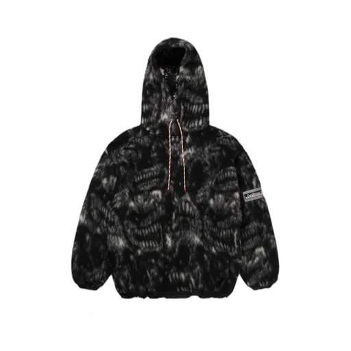 Logo-Patch Drawstring Hoodie