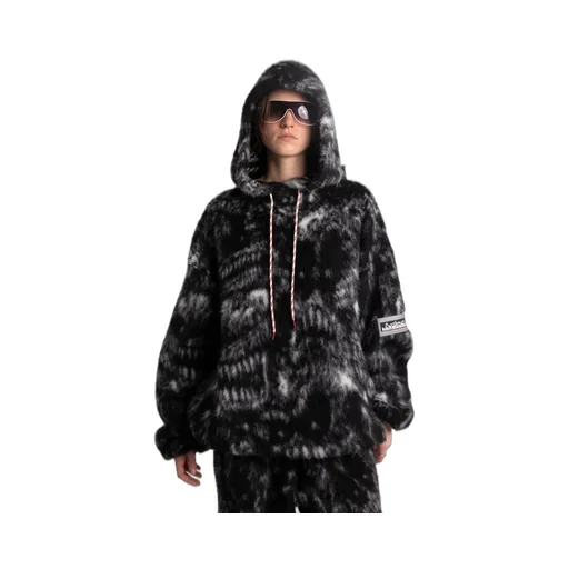 Logo-Patch Drawstring Hoodie