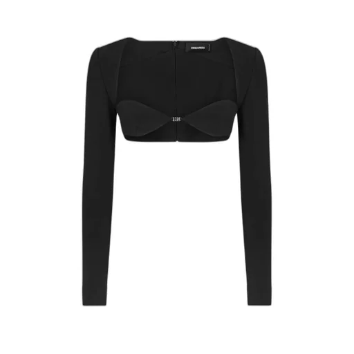 Dsquared2 Logo Plaque Cropped Top