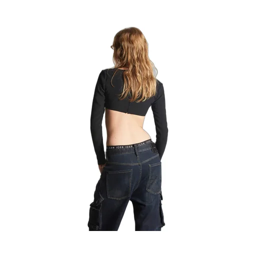 Dsquared2 Logo Plaque Cropped Top