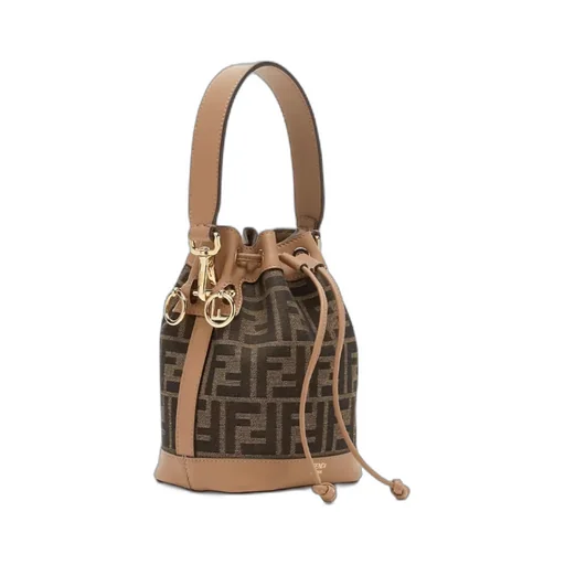 Fendi Mon Tresor Ff Jacquard Bucket Bag