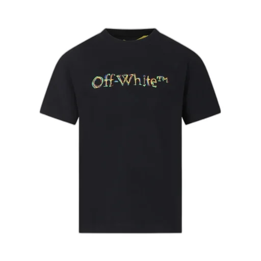 Off-White Kids Logo Sketch Crewneck T-Shirt