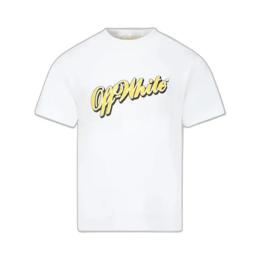 Diag-Stripe Cotton T-Shirt