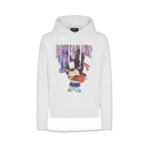 Dsquared2 Graphic-Printed Drawstring Hoodie