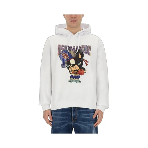 Dsquared2 Graphic-Printed Drawstring Hoodie