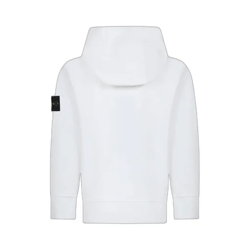 Stone Island Junior Compass-Patch Long-Sleeved Hoodie