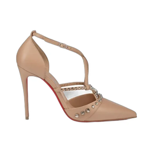 Pointed Rivet High Heels