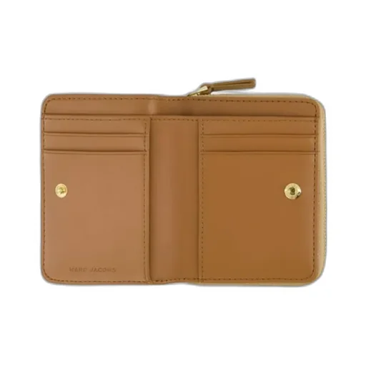 Marc Jacobs Logo Printed Zipped Mini Compact Wallet