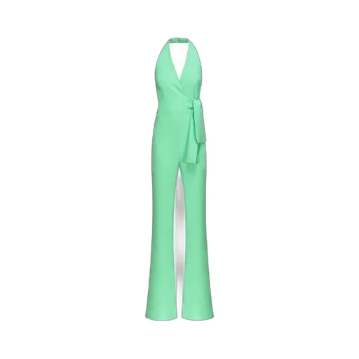 Halterneck Open-Back Jumpsuit