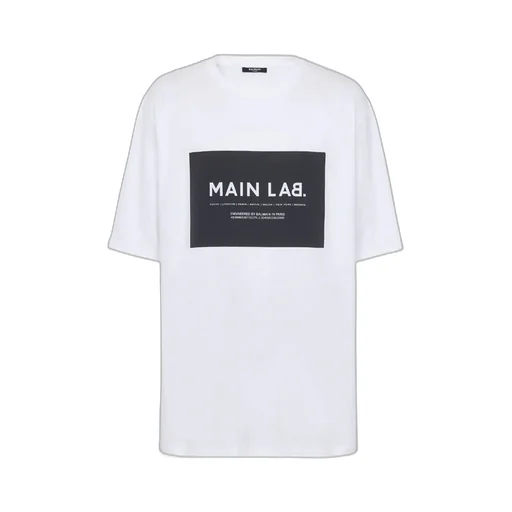 Balmain Logo Detailed Crewneck T-Shirt